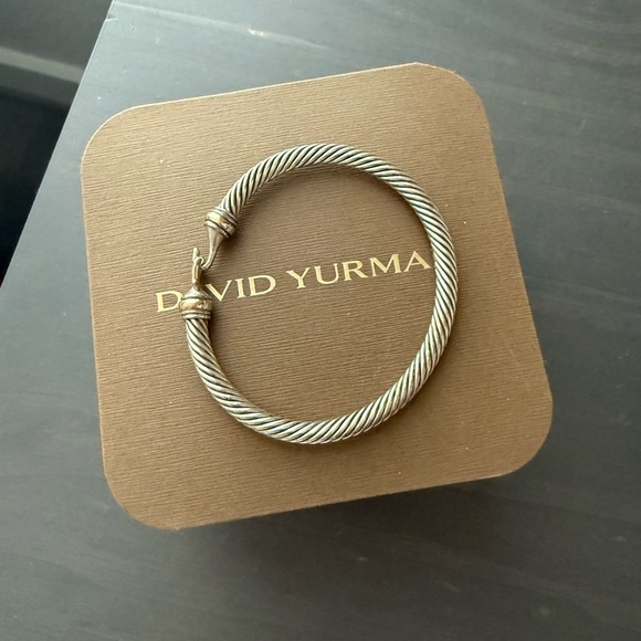 David Yurman Silver Cable Bracelet - Picture 2 of 6